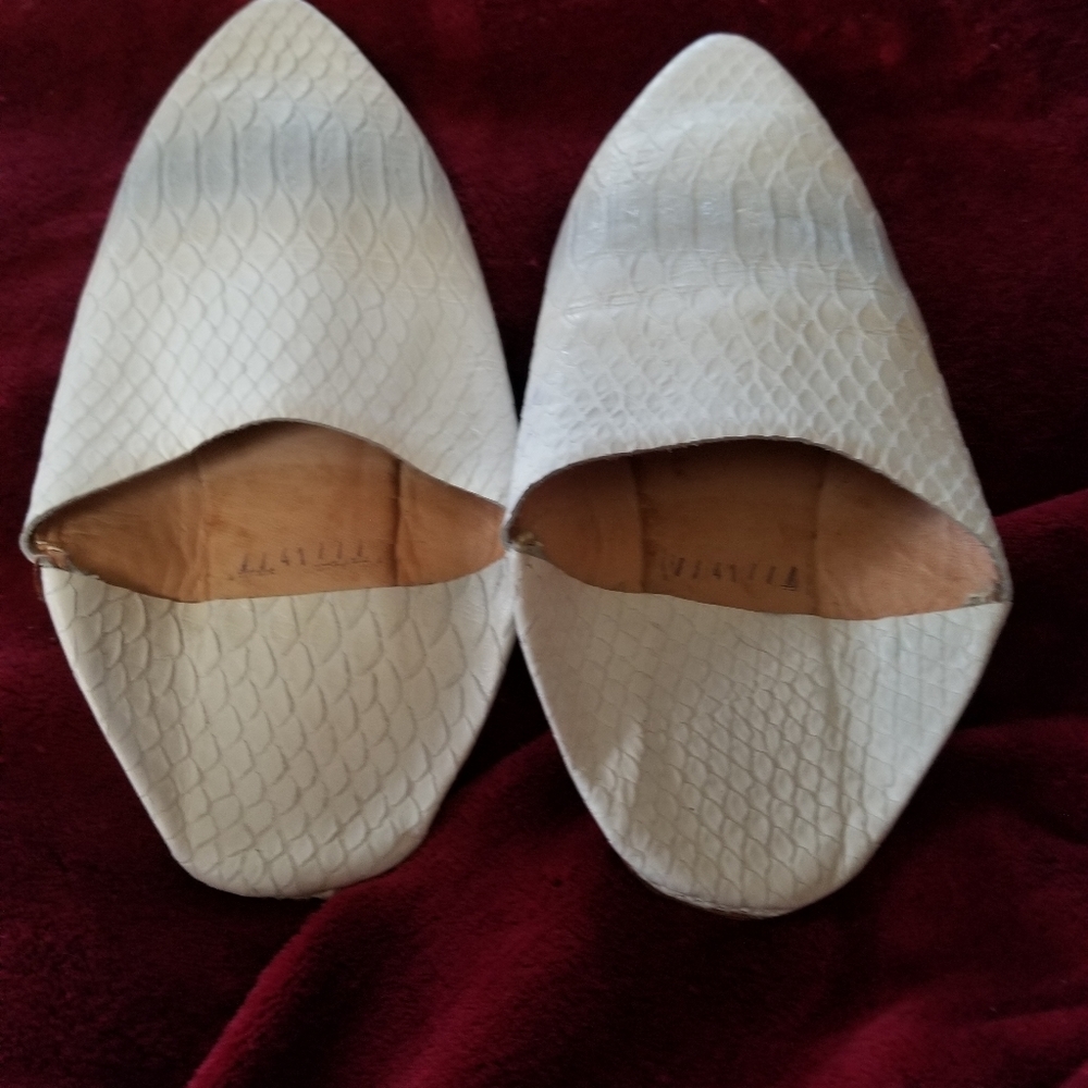 Naturel leather Slippers Handmade Babouche morroca